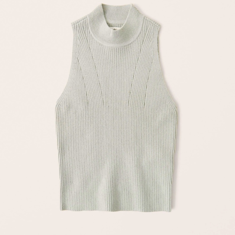 Abercrombie Sweater-Knit Mockneck Top